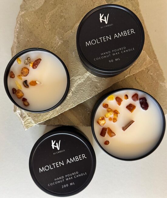 Scented candle "MOLTEN AMBER"
